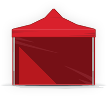 Nožnicové párty stany - Hliník Hexa40